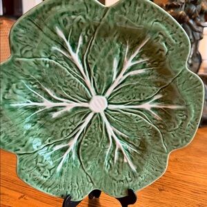 4 Bordallo Pinheiro CabbageDinner PlatesNewMicrowaveDishwasherSafe Portugal